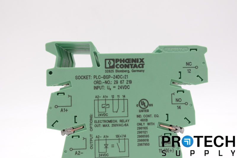 Load image into Gallery viewer, LOT of Phoenix Relay Module Contact SOCKET: PLC-BSC-24DC/21 with WARRANTY
