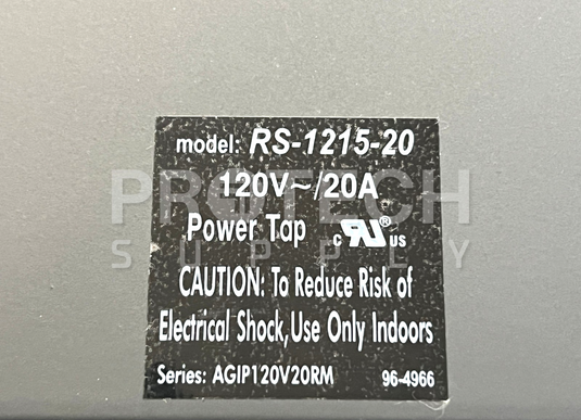 Tripp-Lite RS-1215-20 Rack Mount Power Strip NEW with WARRANTY