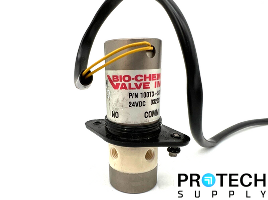 Bio-Chem Solenoid Isolation Valve 100T3-S911 with WARRANTY