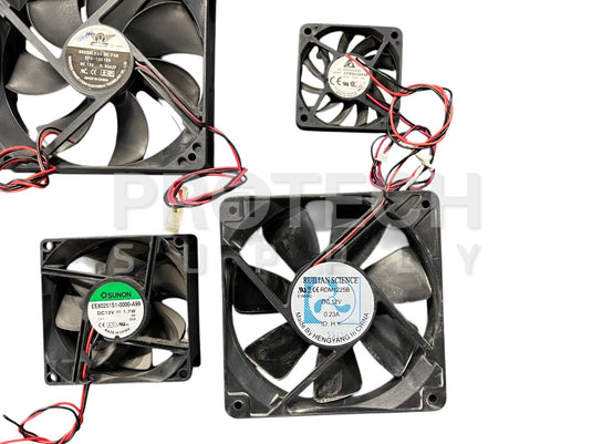 (Lot of 16) Misc Cooling Fan Super Fan / Nidec / Ruilian Science / Suson / Delta