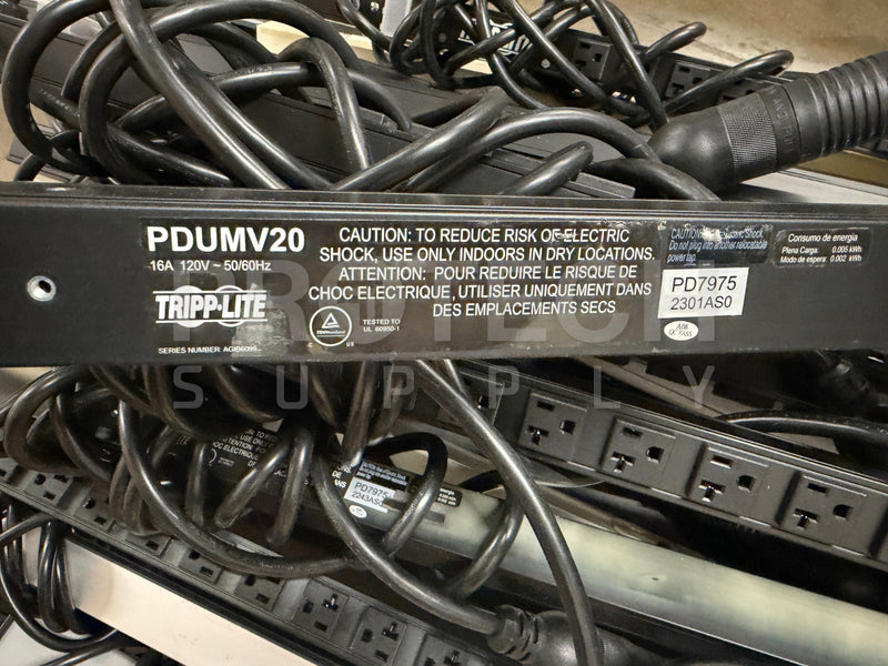 Load image into Gallery viewer, (Approx 50) Pallet of mixed Power Strips Tripp Lite PDUMV20 PDU and More
