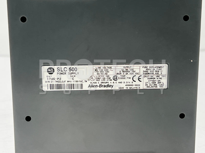 Load image into Gallery viewer, Allen Bradley 1746-P2 SLC500 Power Supply Ser C with WARRANTY
