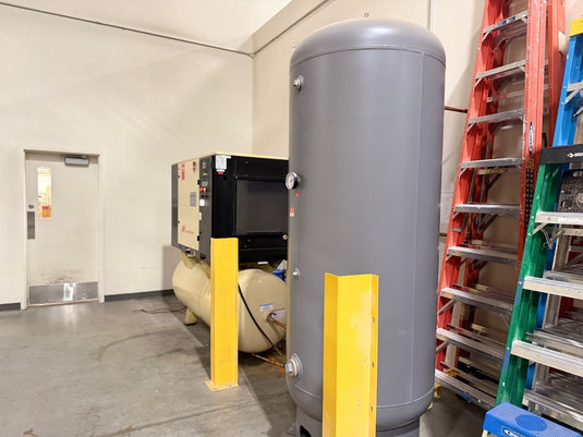 Ingersoll Rand UP6-15-125 Rotary Screw Air Compressor w/ Dryer & Receiver Tank