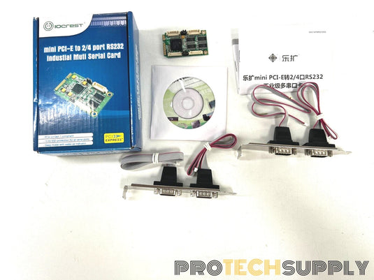 IOCrest SI-MPE15047 4-Port Serial Mini Pci-E Controller Card with WARRANTY