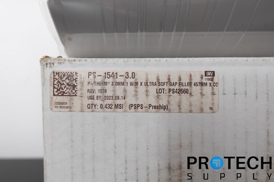 Polymer Science PS-1541 P-THERM 3.0mm Ultra-Soft Silicone Gap Filler 457mm NEW