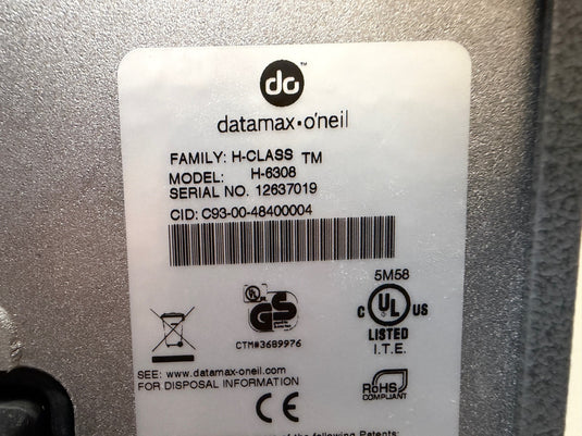 Datamax-O'Neil H-6308 Thermal Label Printer H-Class