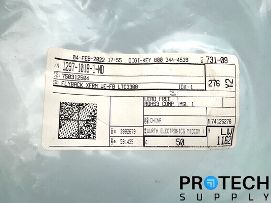50/Pk Wurth Elektronik Capacitor Charger 1297-1018-1-ND NEW with WARRANTY