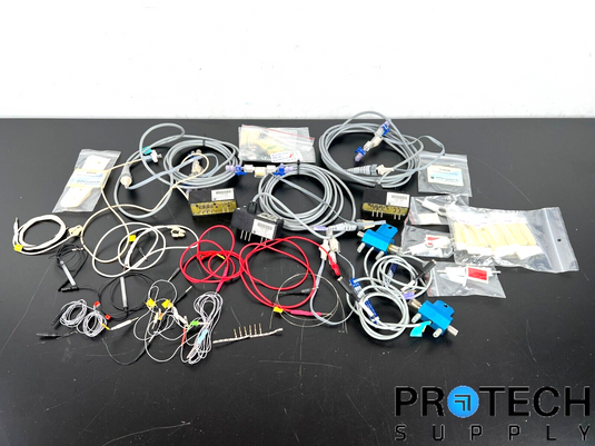 Lot of Misc Biopac Cables + Accessories