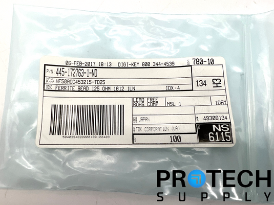 (100/Pk) TDK HF50ACC453215-TD25 Signal Line Ferrite Bead 125 Ohm NEW w/ WARRANTY