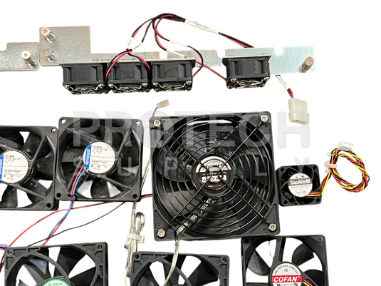 (Lot of 24) Misc Cooling Fan Delta / Ebmpapst / Sanyo Denki / Cofan / Young Lin