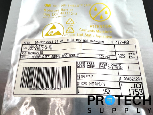(Pack of 150) Texas Instruments THS4211D Amplifier NEW SEALED with WARRANTY