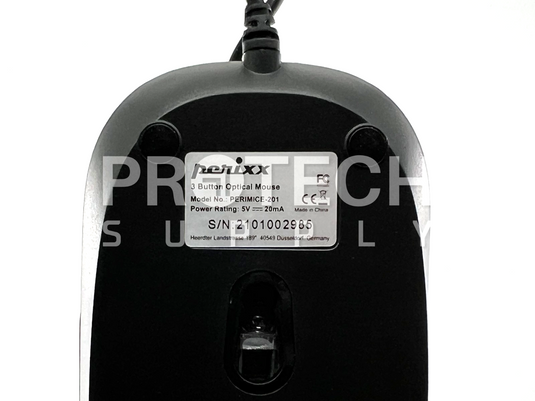 (Lot of 5) Porixx PERIMICE-201 3 Button Optical Mouse NEW with WARRANTY