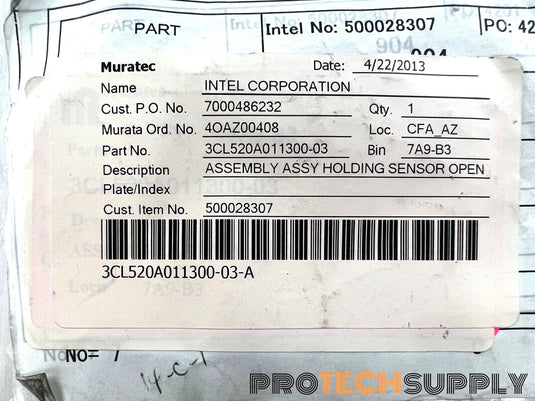 NEW Intel Asyst-Shinko EE-SX 8712A F74F Assembly Holding Sensor Open w/ WARRANTY