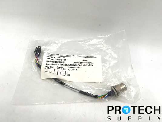 NPI Solutions Assy Harness Internal Fan MK3 Loon 725-00801-01 NEW with WARRANTY