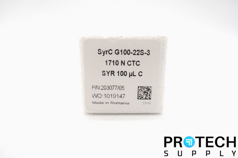 Load image into Gallery viewer, Shimadzu Hamilton SyrC G100-22S-3 Syringe Gastight 100uL NEW with WARRANTY

