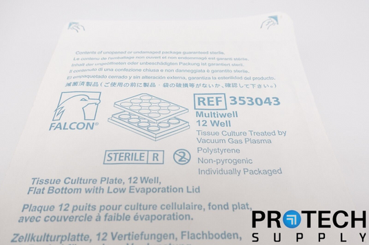 Falcon 353043 12-Well Treated Tissue Culture Plate NEW with WARRANTY