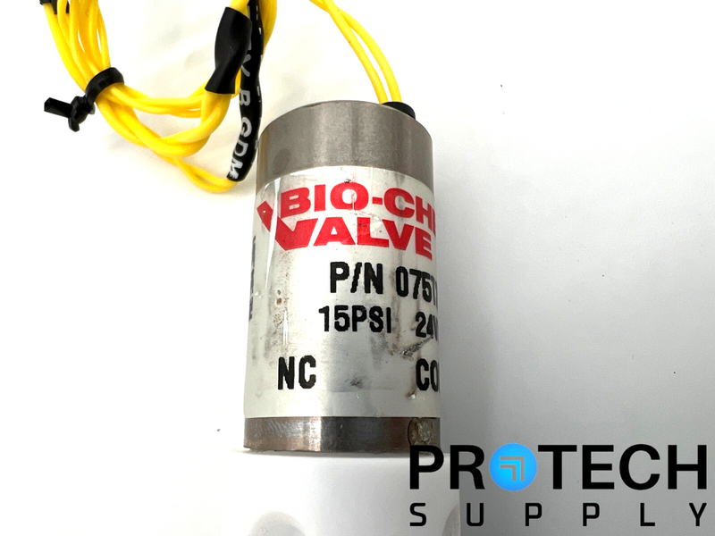 Load image into Gallery viewer, Bio-Chem 075T3MP24-32 Isolation Solenoid Valve 15PSI 24VDC with WARRANTY
