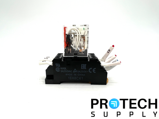 Omron PYF14A-E Relay Socket Base + MY4N-GS Relay with WARRANTY