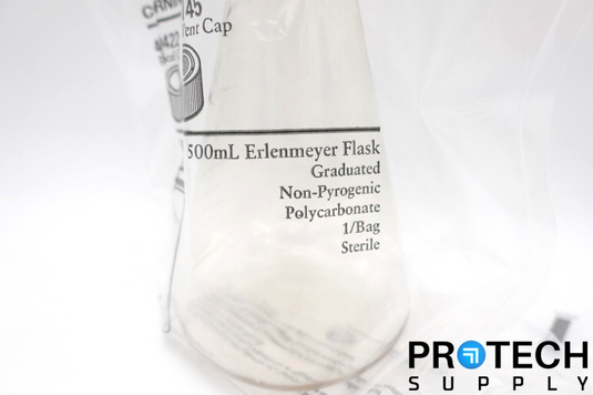 Corning 431145 500mL Erlenmeyer Flask Sterile w/ Vent Cap SEALED NEW w/ WARRANTY
