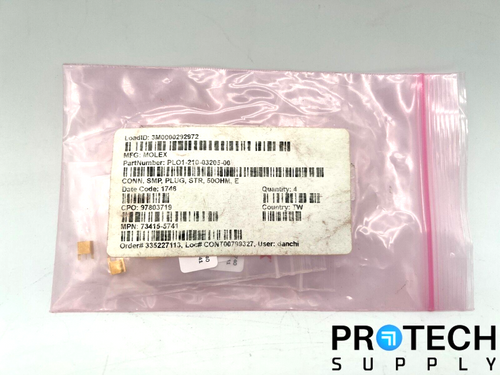4/Pk Molex MMCX Connector Jack 73215-5740 NEW