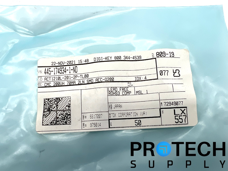 Load image into Gallery viewer, (50/Pk)  TDK ACT1210L-201-2P-TL00 Common Mode Choke Surface Mount w/ WARRANTY
