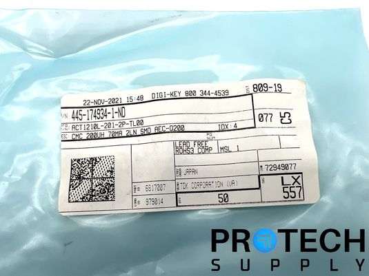 (50/Pk)  TDK ACT1210L-201-2P-TL00 Common Mode Choke Surface Mount w/ WARRANTY