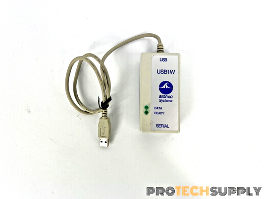 BIOPAC Systems USB1W Data Acquisition System with Connection Cable with WARRANTY