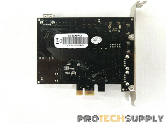 Syba SD-PEX50011 PCIe Expansion Card 2 Ethernet & 2 Usb Ports with WARRANTY 