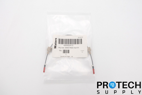 Waters 430002412 Inlet ASSY .0025ID Peek Nut 8.5 NEW with WARRANTY