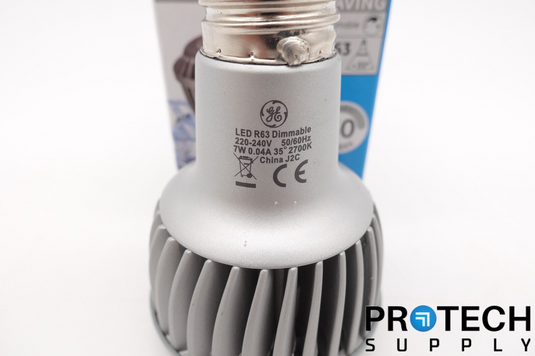 GE R63 LED Dimmable 220V-240V 7W NEW with WARRANTY