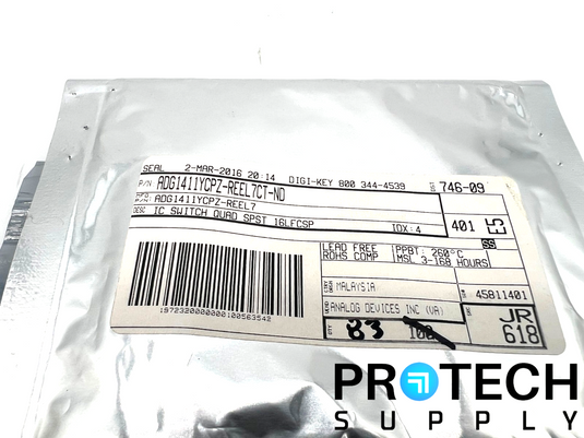 (83/Pk) Analog Devices ADG1411YCPZ-REEL7 4-Circuit IC Switch with WARRANTY