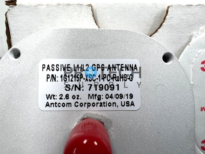 Load image into Gallery viewer, Antcom Passive L1/L2 GPS Antenna 1G1215P-XSC-1-PC-RoHS-G  NEW with WARRANTY
