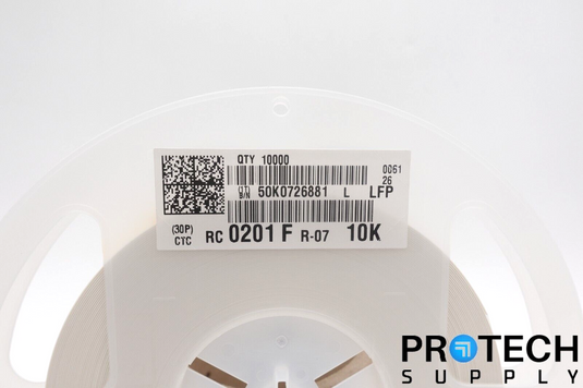 10,000/Reel Yageo RC0201FR-0710KL Thick Film Resistors 10kOhm ±1% NEW & WARRANTY
