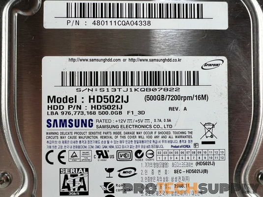 Samsung 500GB 3.5