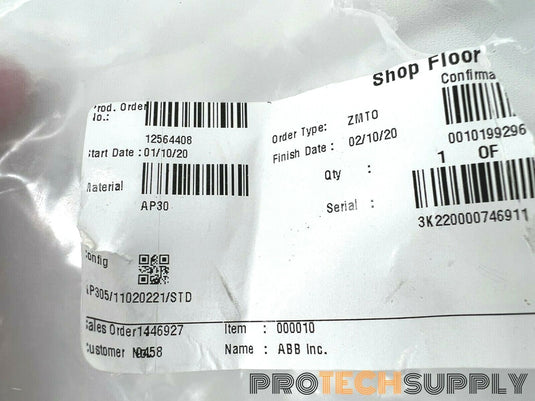 ABB AP305/11081221/STD pH/ Redox Sensor Flat Glass Inline With WARRANTY