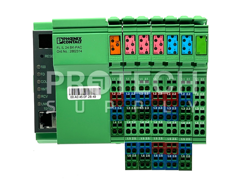 Load image into Gallery viewer, Phoenix Contact FL IL 24 BK-PAC Ethernet Inline Bus Coupler Assy with WARRANTY
