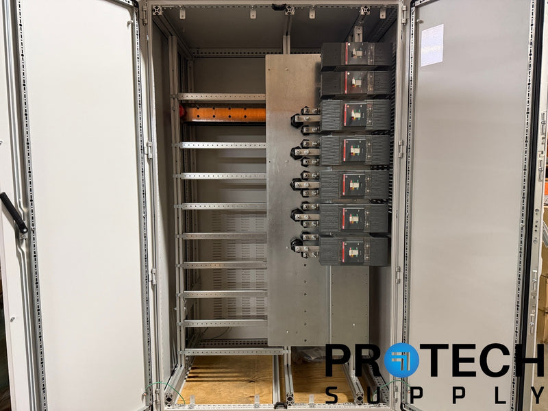 Load image into Gallery viewer, NEW RITTAL Enclosure AC Recombiner Box + (7) ABB SACE Tmax T5V-HA 400
