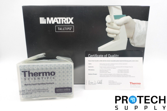 10/Pk Thermo Matrix 7632 40mm 96-Well Extended Pipette Tips 30ul NEW