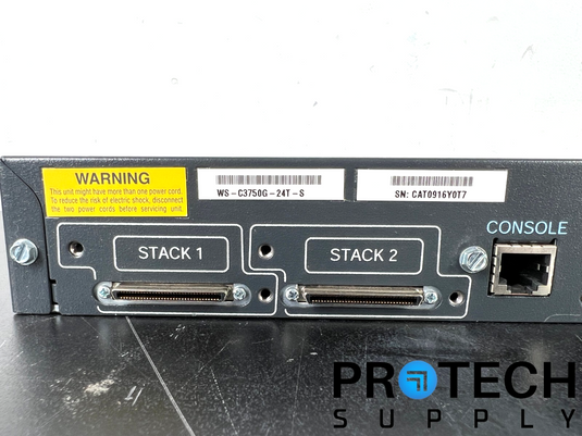 Cisco Systems Catalyst 3750 WS-C3750G-24T-S Ethernet Switch 24 Ports w/ WARRANTY