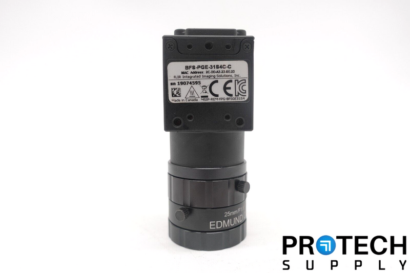 Load image into Gallery viewer, FLIR Blackfly S Color Camera + Edmund Optics 25mm Fixed Lens 33305 w/ WARRANTY
