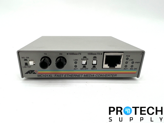 Allied Telesin MC101XL Fast Ethernet Media Converter with WARRANTY