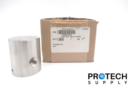 Waters 700004454 Pump Head .280 ID CV Back 405006145 NEW with WARRANTY