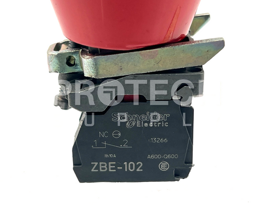 Schneider Electric ZBE-102 Emergency Stop Button Assy with WARRANTY