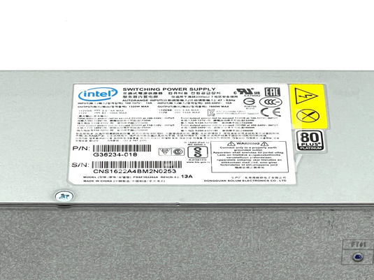 Intel G36234-018 Switching Power Supply PSSF102202A NEW GUARANTEED
