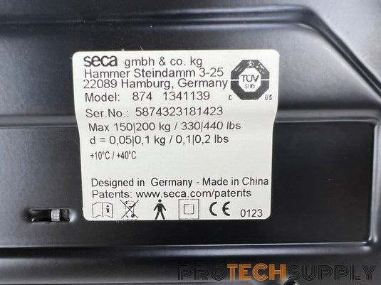 Seca 874 Flat Doctor Scale with Push Buttons with WARRANTY