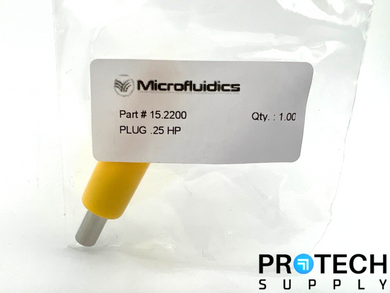Microfluidics 15.2200 Plug .25HP NEW