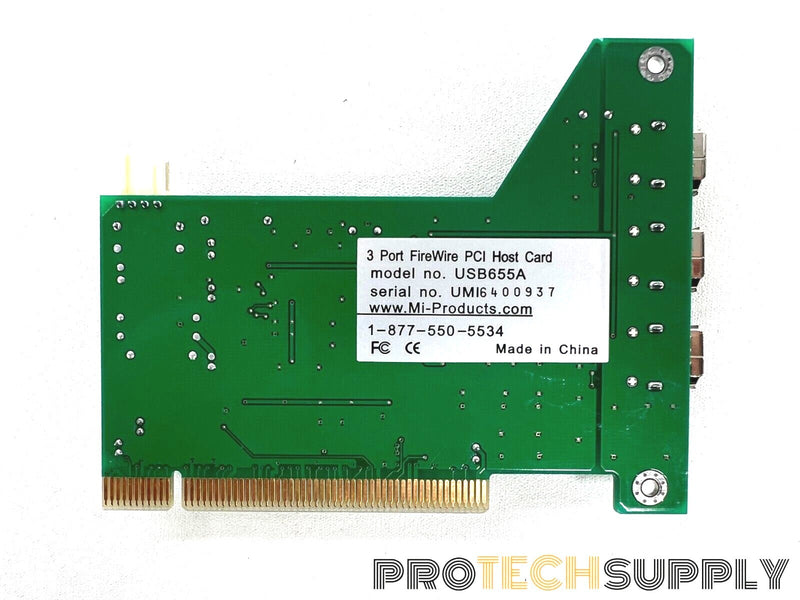Load image into Gallery viewer, 3-Port PCI Firewire Host Card USB655A with WARRANTY 
