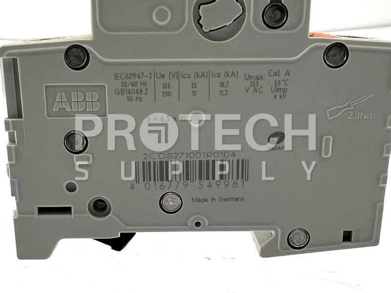 Load image into Gallery viewer, (Lot of 15) ABB 2CDS271001R0104 Circuit Breaker 10A 1-Pole 230/400V w/ WARRANTY
