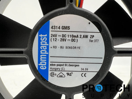 Ebmpapst 4314 GMS Cooling Fan 119mm 24V with WARRANTY