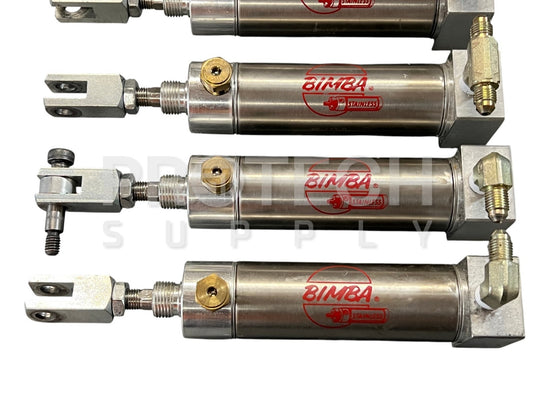 (Lot of 4) Bimba BR-173-D Pneumatic Cylinder 1-1/2